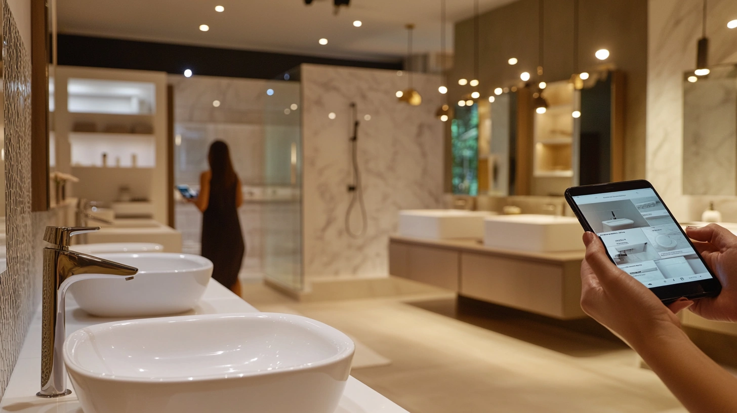 Bathroom showrooms vs online stores