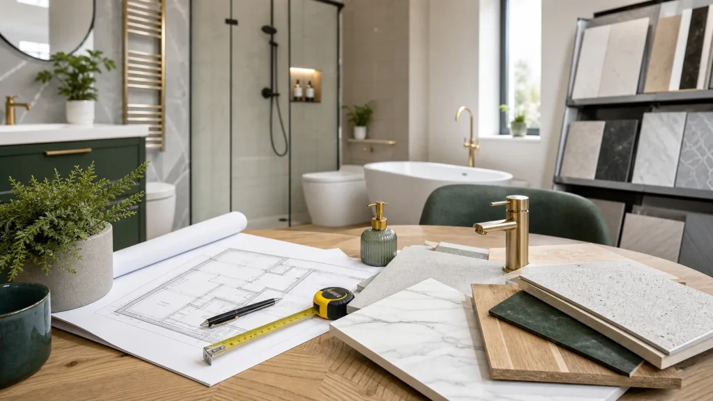 Bathroom renovation planning samples for a Wrexham bathroom cost guide