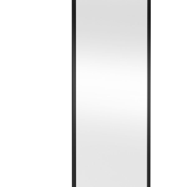 900mm Matt Black Wetroom Screen With Support Bar