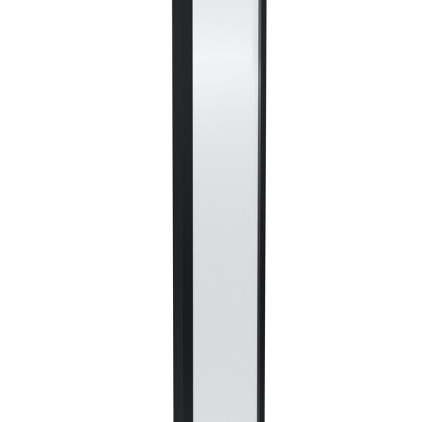 700mm Matt Black Wetroom Panel