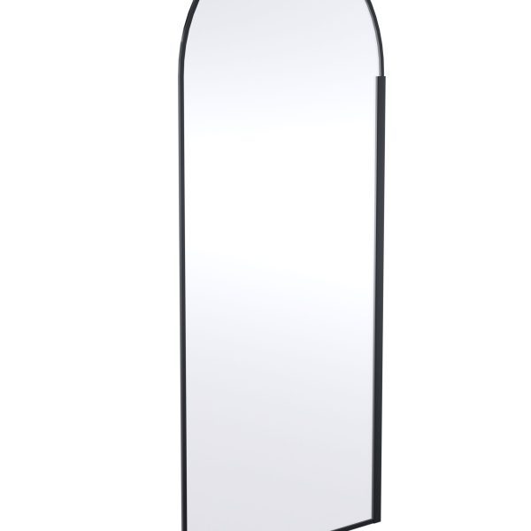 900mm Matt Black Arched Wetroom Screen